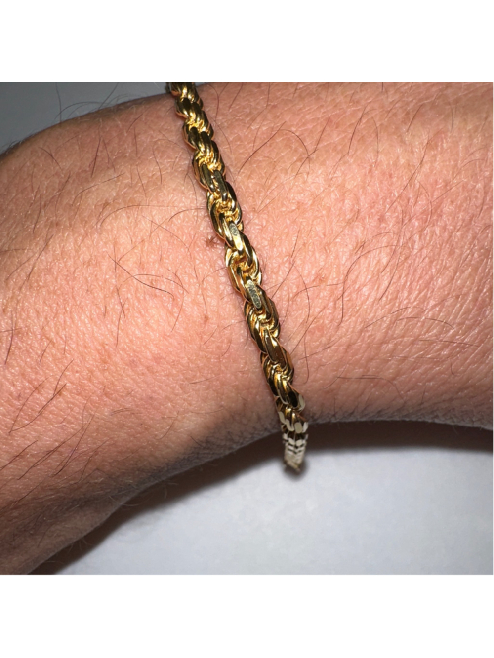Women's Unbranded Gold Tone Rope Chain Bracelet